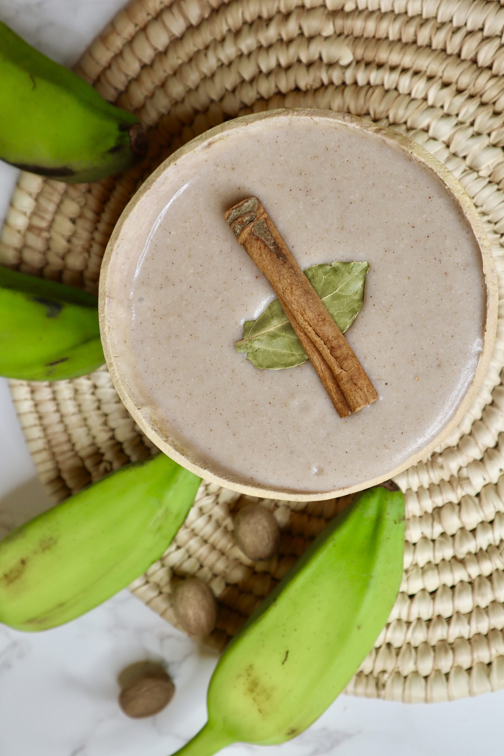 Jamaican green banana porridge