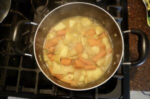 boiled veggies