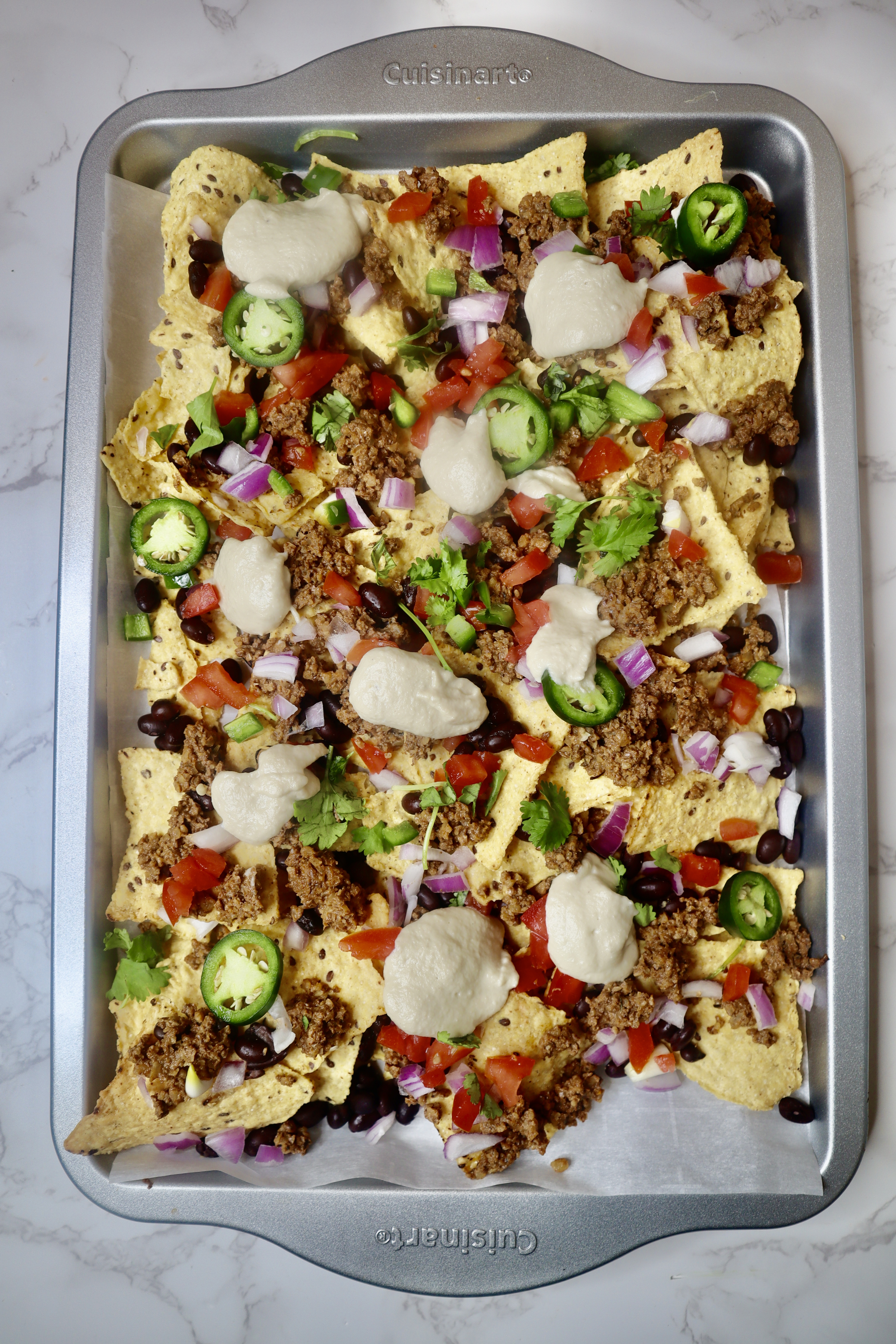 Mouthwatering vegan nachos