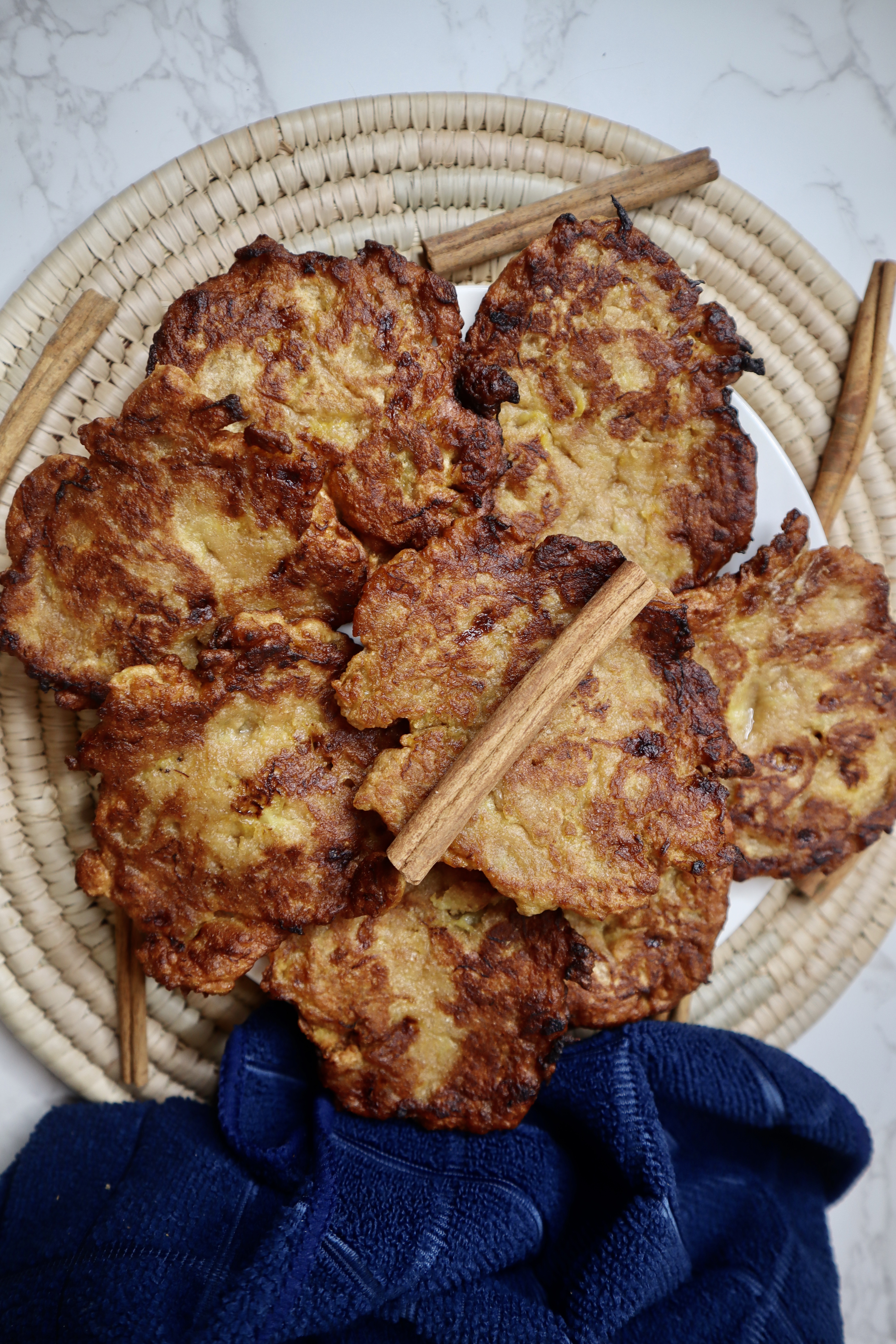 Jamaican plantain fritters