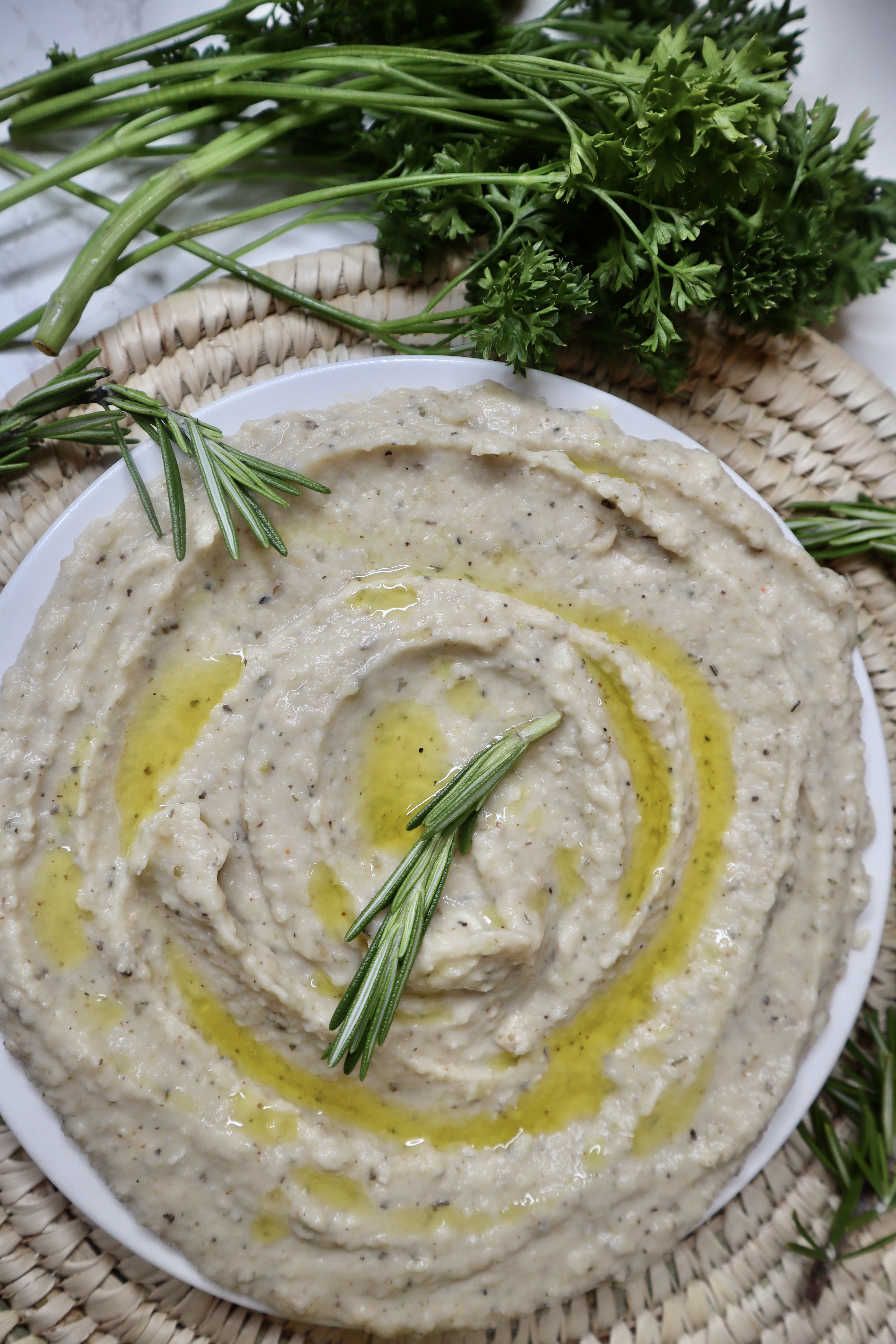 herb white bean dip recipe