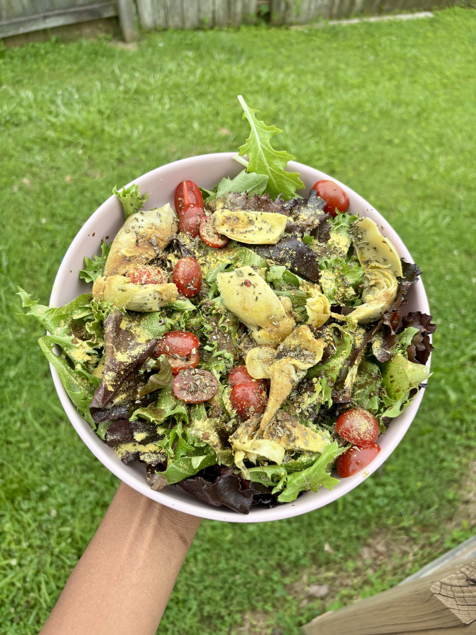 sweet potato bean berebere salad